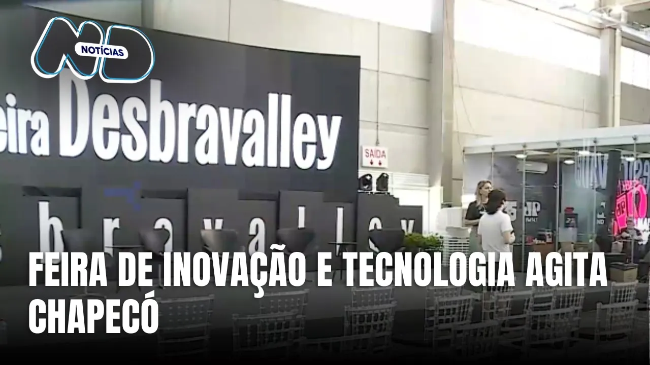 Feira de inovação e tecnologia agita Chapecó com conhecimento e oportunidades