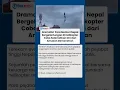 Dramatis! Para Menteri Nepal \u0026 Keluarga Bergelantung di Helikopter, Coba Kabur dari Kepungan Massa