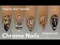 How to MASTER the top 5 chrome nail art designs product breakdown tutorial