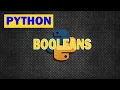 Python - Booleans