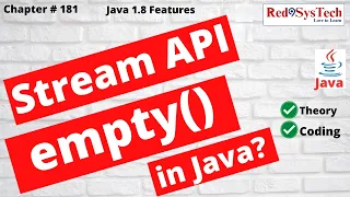 Java 8 Stream empty Hands-on Practical in Eclipse Java Tutorial Red9SysTech