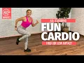 Download Lagu FUN CARDIO All standing aerobic workout 🔥 High or Low impact Cardio🔥