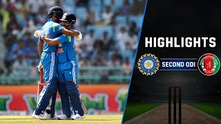 India DOMINATES Afghanistan! 🥶 | 2nd ODI Highlights | India vs Afghanistan | #indvsafg #cricket