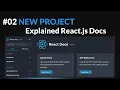 New Project - Explained React js Docs