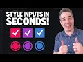 Styling forms just got easier with accent-color