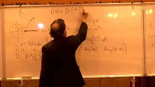 Don Zagier MPI Bonn The Dilogarithm In Number Theory And Geometry 2012 04 27 