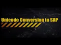SAP Upgrades Series 35 Unicode Conversion in SAP SAP Unicode Conversion