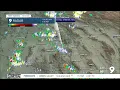 Rain totals for evening of Thursday July 14