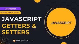 JavaScript Classes How to Use Getter and Setter Methods Web Development Tutorial