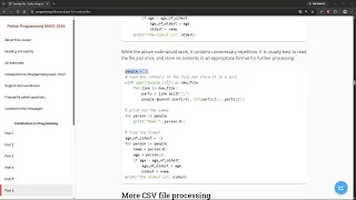 Python Programming MOOC 2026 - Part 6 1 2 Working with Multiple Files