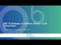 Dynamic Binary Instrumentation Techniques to Address Native Code Obfuscation