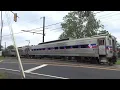 SEPTA Inbound Line Train at Bulter Avenue Crossing in Chalfont