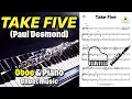 Take Five Paul Desmond Oboe piano Sheet music duet Digital pdf download