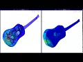 Guitar Modal Analysis using Abaqus
