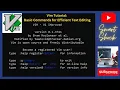 Vim Tutorial Basic Commands for Efficient Text Editing