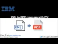 XML to PDF mapping using IBM Transformation Extender 10