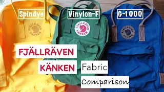 Comparing Fjallraven Kanken Fabrics Mini No 2 Re-Kanken