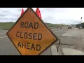 Road closures limiting traffic access on Highways 1 166