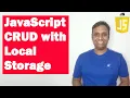 JavaScript CRUD with Local Storage