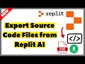 How to Export Source Code Files from Replit AI 2026 Full Guide