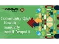 How to manually install Drupal 8 in cPanel