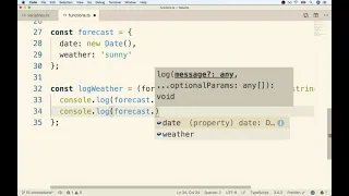 Typescript Guide - Lesson 26 Destructuring with Annotations