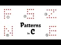 Star Pattern Program in C Alphabet Shape Pattern Printing E F Z N S C Programming Tutorial
