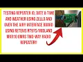 Zello Repeater ID weather all at once using interface board Retevis mxr10