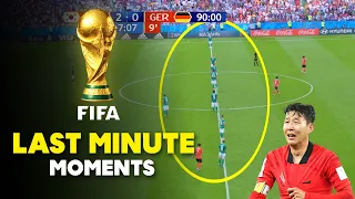 INSANE Last Minute FIFA World Cup Moments