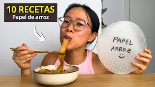 Pruebo 10 Recetas Virales con PAPEL DE ARROZ | ¿Valen la pena?