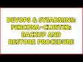 DevOps SysAdmins Percona-Cluster backup and restore procedure 2 Solutions