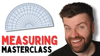 How To Measure ACCURATELY Using A RULER and PROTRACTOR 2024 SATs Prep