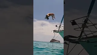 What we like to do living on a sail boat #travel #boatlife #sailingfamily #trending