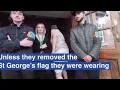 Download Lagu Moment pub-goers wearing England flag are turned away from boozer for refusing to take it off