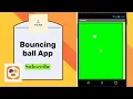 Bouncing ball app on MIT App Inventor