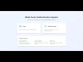 Three level authentication system