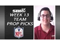 NFL Week 13 Team Prop Picks