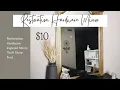 DIY RESTORATION HARDWARE MIRROR INSPIRED