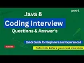 Java 8 Coding Interview Questions Most Asked Java 8 Coding Questions