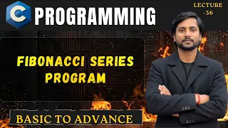 Fibonacci Series Program in C In Hindi