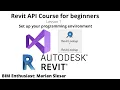 Revit API Course for beginners Lesson 1 Set up your coding environment
