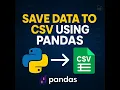Day-2 Save Data to CSV using Pandas Python to Power BI Project Series