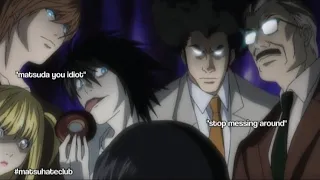 matsuda being bullied by the task force and misa for at least 4 minutes 