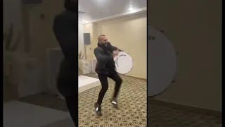 عزف احترافي على الطبل زكي شكر Zaki Shokor Dabke Tabl 