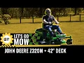 Let s Go Mow John Deere Z320M with 42 Inch Deck