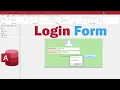 Microsoft Access 2026 Create a Login Form - Beginner Tutorial
