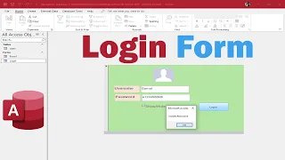 Microsoft Access 2026 Create a Login Form - Beginner Tutorial