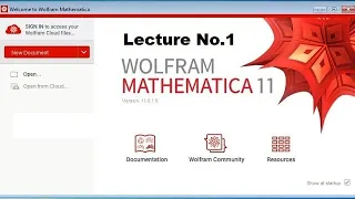 Basics of Mathematica Mathematica Tutorial Started for Absolute Beginners Lecture 1
