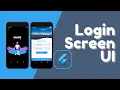 Flutter Login Page UI Using Only Packages Speed Code