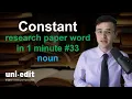 CONSTANT noun definition CONSTANT pronunciation CONSTANT in a sentence CONSTANT meaning